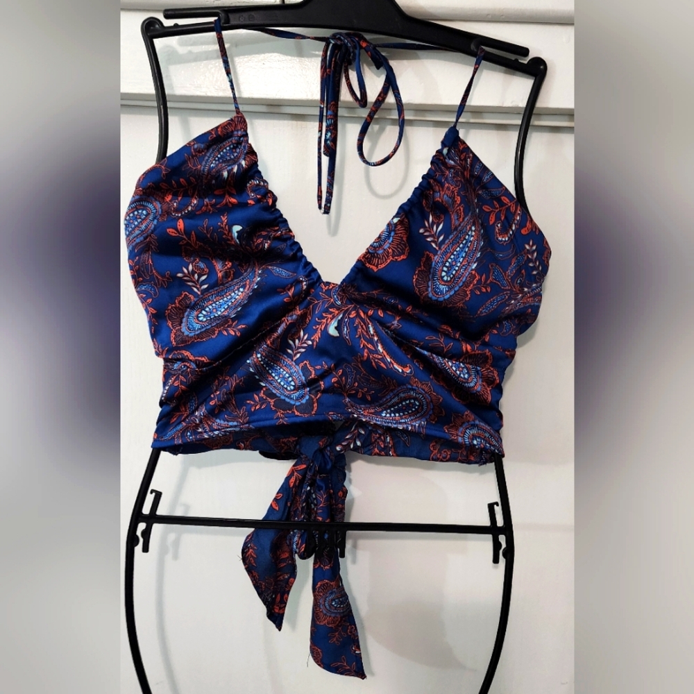 Floral crop top